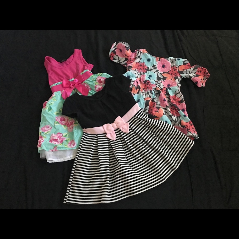 3 Cute Dresses For Tots (18M-24M)